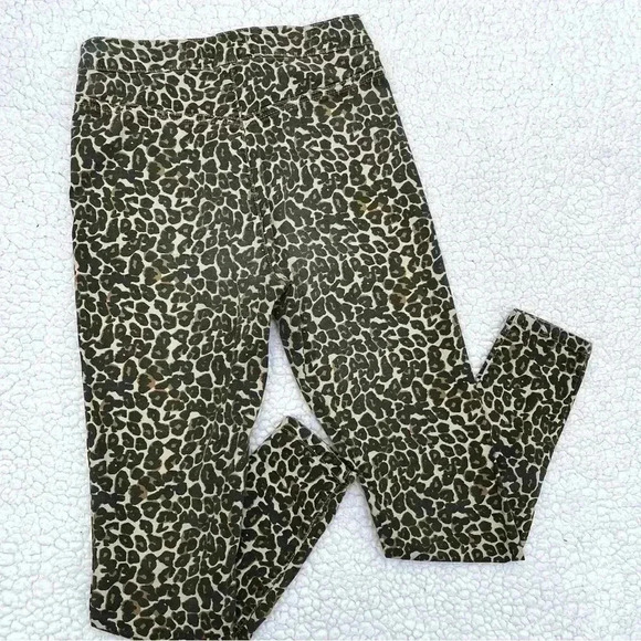 We The Free Animal Print Highrise Skinny Pants Jeggings Size 26 - Picture 7 of 14